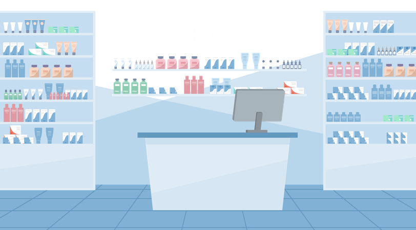 Pharmacy store  Illustration
