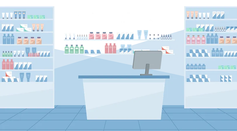 Pharmacy store  Illustration