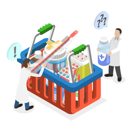 Pharmacy Store  Illustration