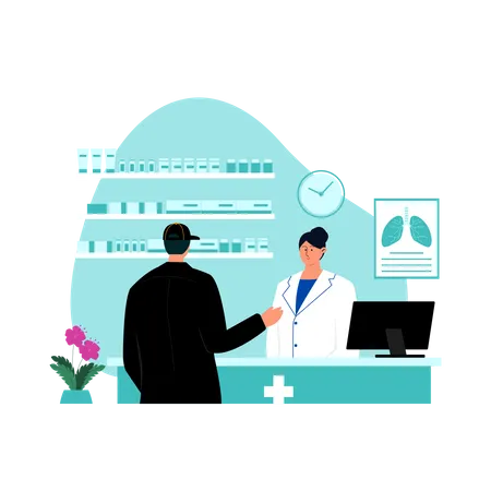 Pharmacy store  Illustration