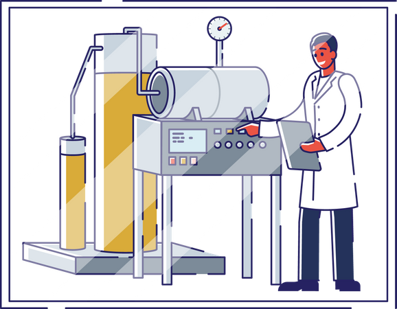 Pharmazeutische Produktionseinheit  Illustration