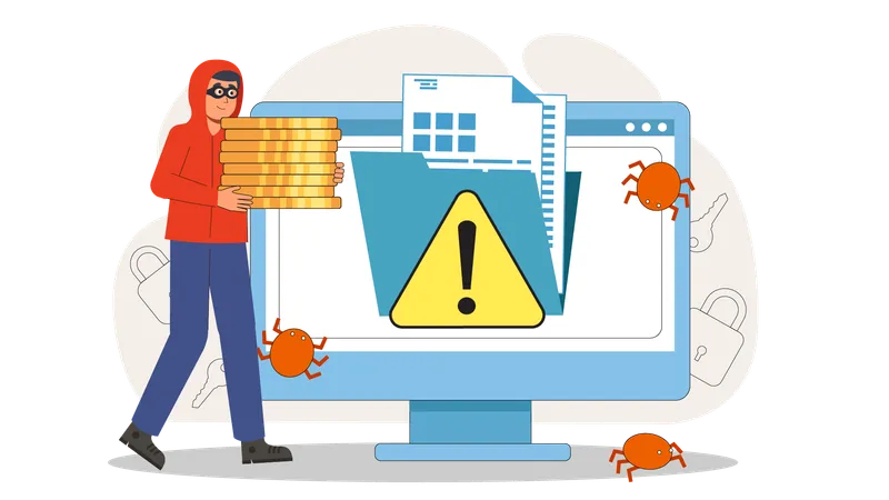 Phishing de données  Illustration