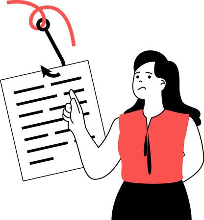 Phishing file  일러스트레이션