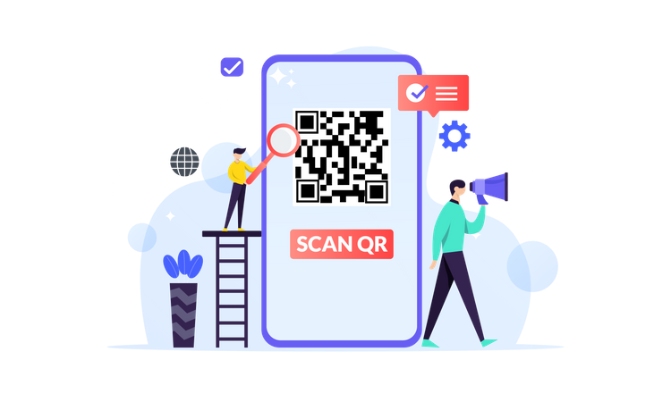 Phone Scanning  Illustration