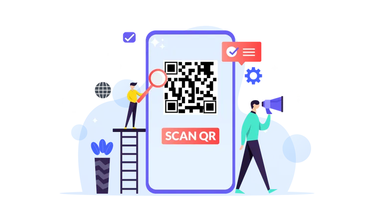 Phone Scanning  Illustration