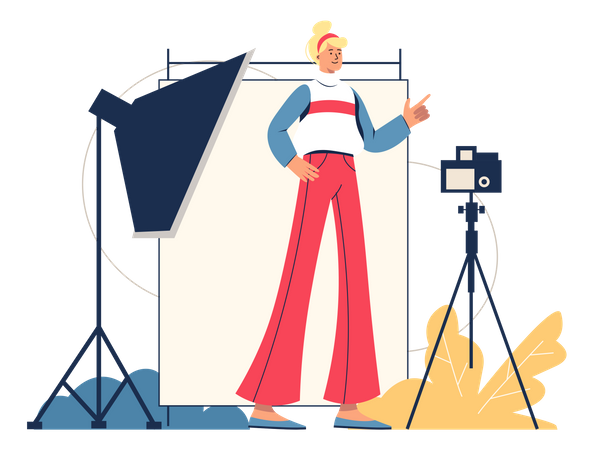 Photo Studio  Illustration