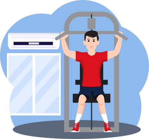 Physical Training Session  Illustration
