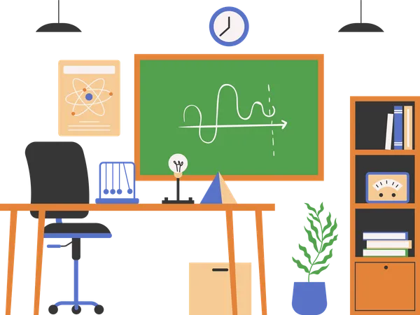 Physik Klasse  Illustration