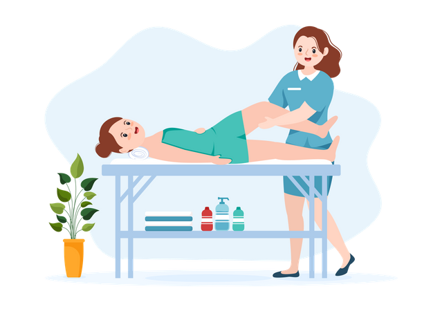 Physiotherapy  Illustration