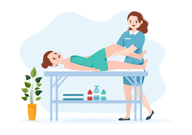 Physiotherapy  Illustration