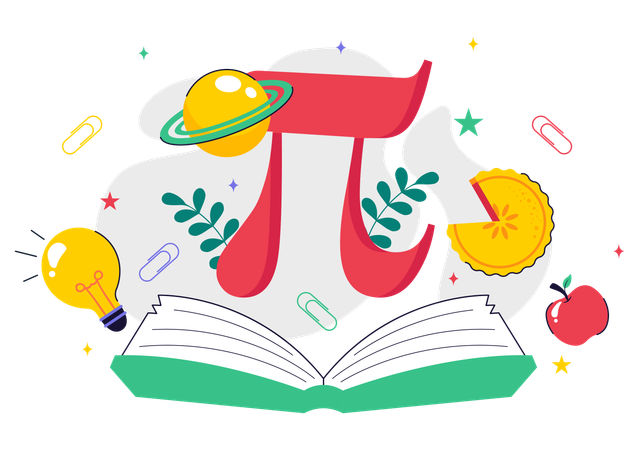 Pi Approximation Day  Illustration