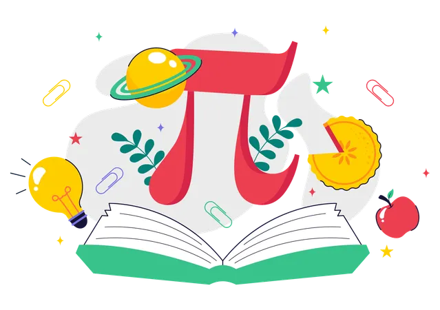 Pi Approximation Day  Illustration