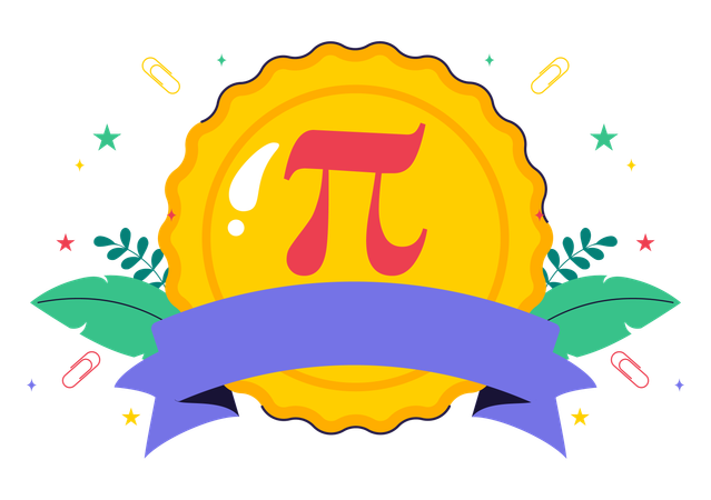Pi Approximation Day  Illustration