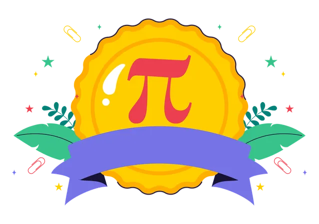 Pi Approximation Day  Illustration