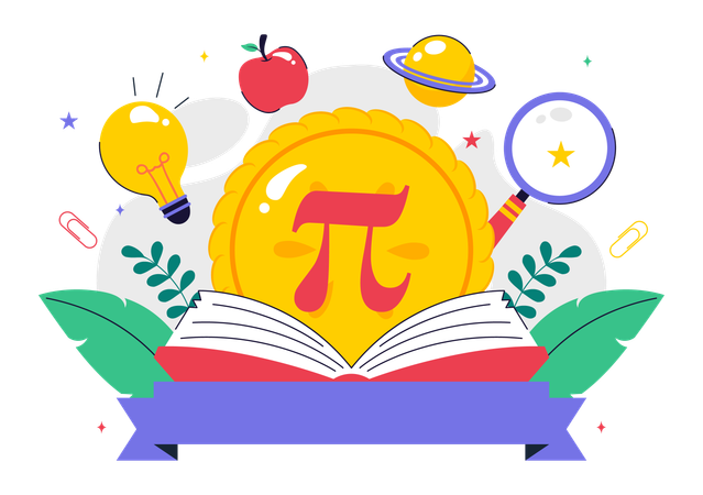 Pi Approximation Day  Illustration
