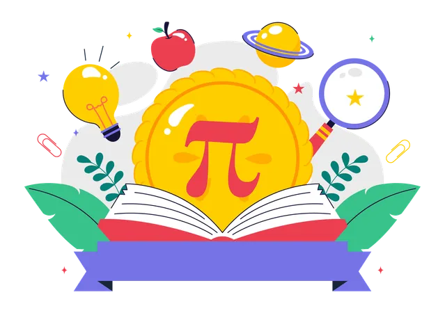 Pi Approximation Day  Illustration