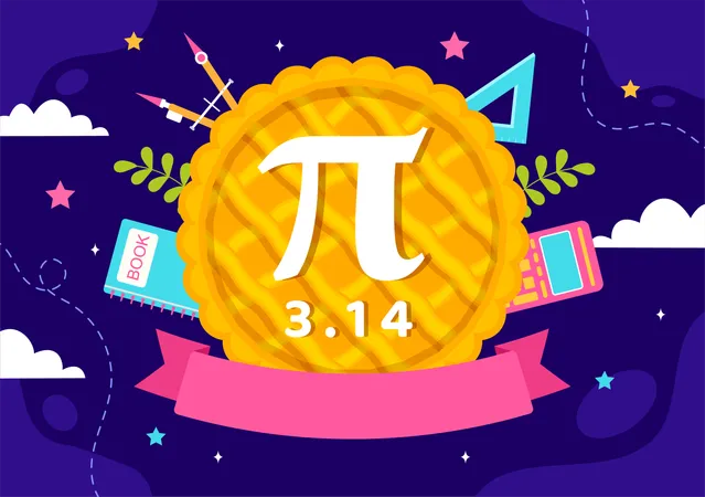 Pi Day Festivities  Illustration