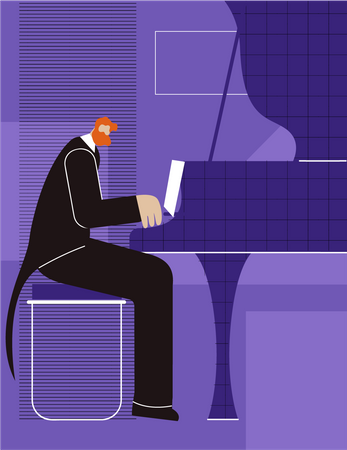 Pianist  Illustration