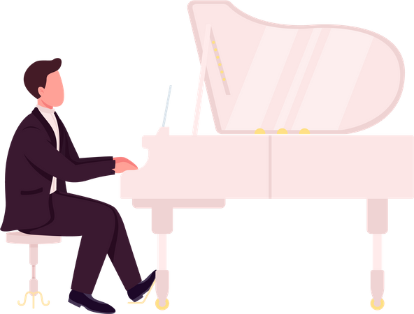 Pianista  Ilustração