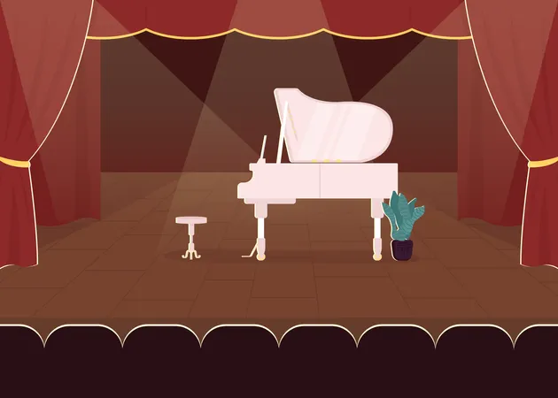 Piano concert  Illustration