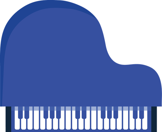 Piano de cauda  Ilustração