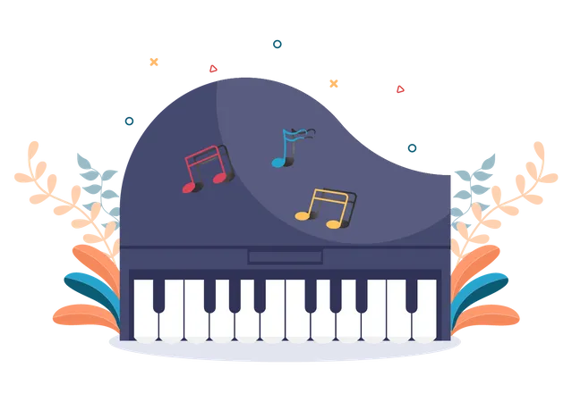 Piano  Illustration