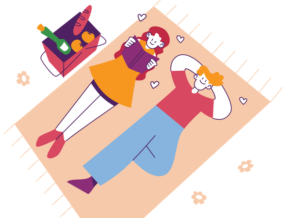 Picknick-Datum  Illustration