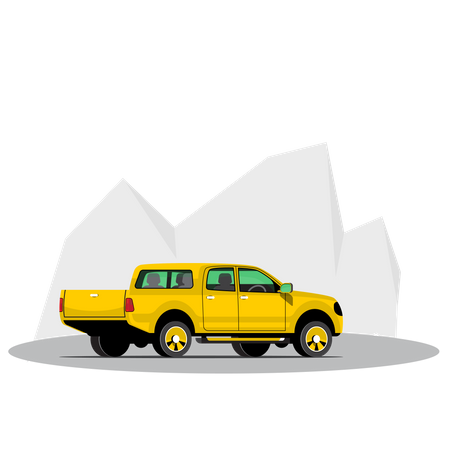 Pickup Truck  Illustration