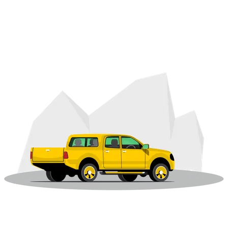 Pickup Truck Illustration