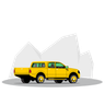 illustration for pickup truck