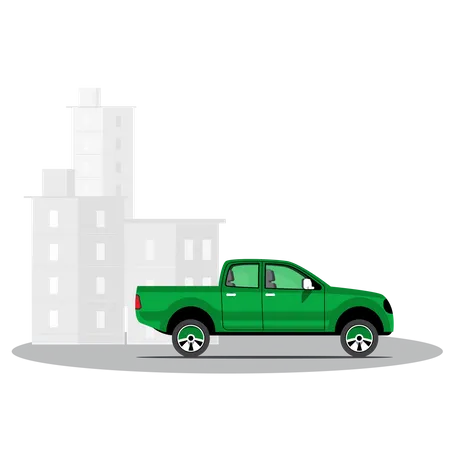 Pickup Truck Illustration