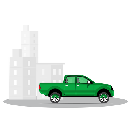 Pickup Truck  Illustration