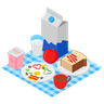 picnic food illustration free download