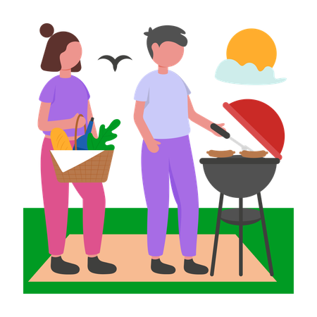 Picnic  Illustration