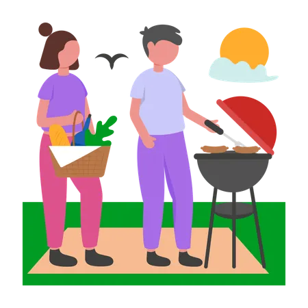 Picnic  Illustration