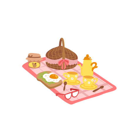 Picnic mat  Illustration