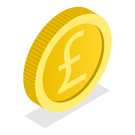 Pièce en euros  Illustration