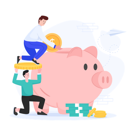 Piggy Bank Illustration