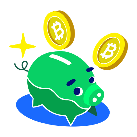 Piggy Bank  Illustration