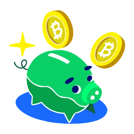 Piggy Bank  Illustration