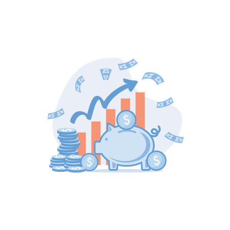 Piggy Bank  Illustration