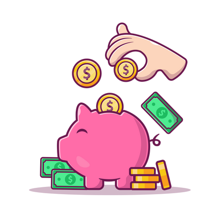 Piggy bank  Illustration