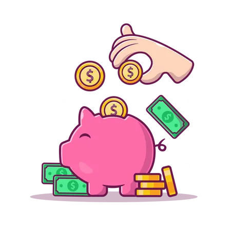 Piggy bank  Illustration