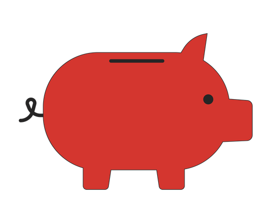 Piggy bank  Illustration