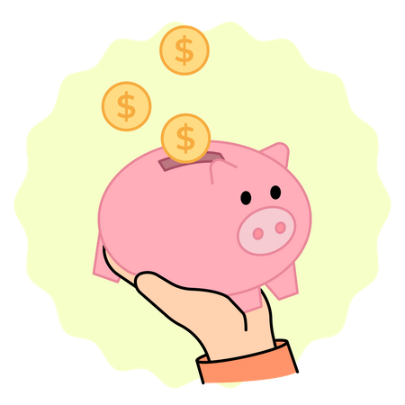 Piggy bank  Illustration