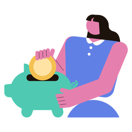 Piggy Bank  Illustration