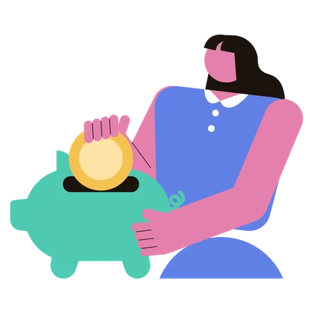 Piggy Bank  Illustration