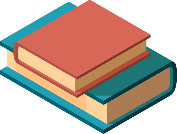 Pila de libros  Ilustración