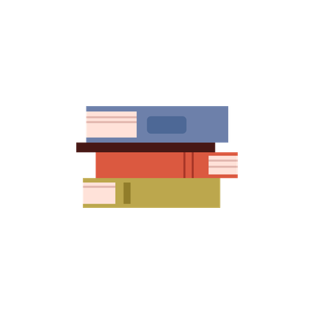 Pile de livres  Illustration