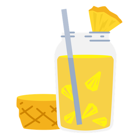 Pineapple juice  Illustration